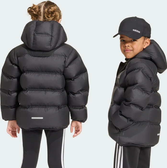 adidas Kunstdaunen Funktionsjacke black/reflective silver (Junior)