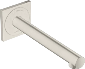 Hansgrohe Axor Uno Elektronik-Waschtischmischer Unterputz für Wandmontage mit Auslauf 221mm edelstahloptik