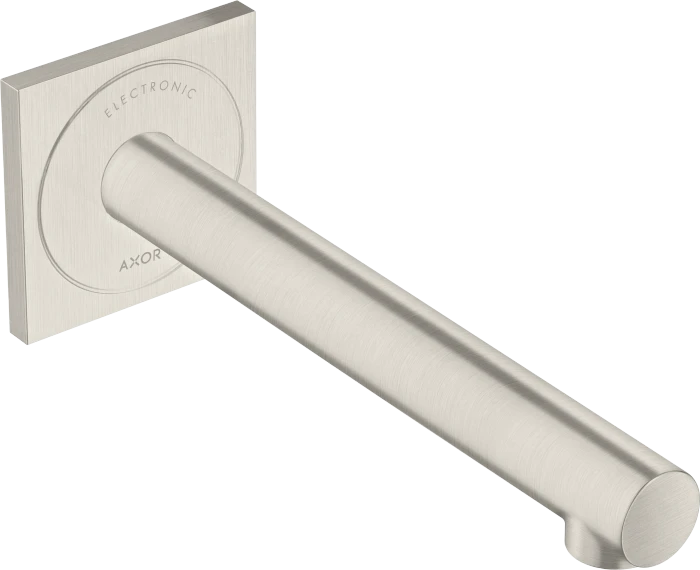 Hansgrohe Axor Uno Elektronik-Waschtischmischer Unterputz für Wandmontage mit Auslauf 221mm edelstahloptik