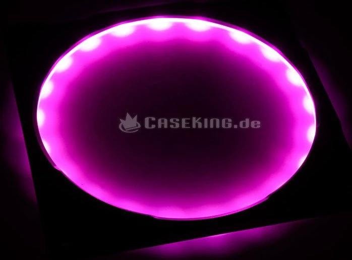 Phanteks Halos Lux RGB LED für 140mm Lüfter, grau