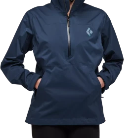 Black Diamond StormLine Stretch Rain Shell Anorak indigo (Damen)