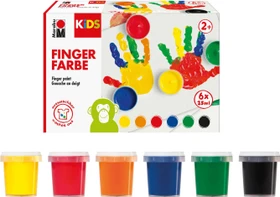 Marabu Kids Fingerfarbe Set 6 Stück 35ml