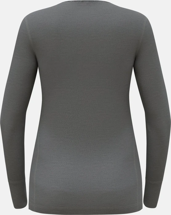 Odlo Natural Merino 260 Baselayer Funktionsshirt langarm odlo steel grey melange (Damen)