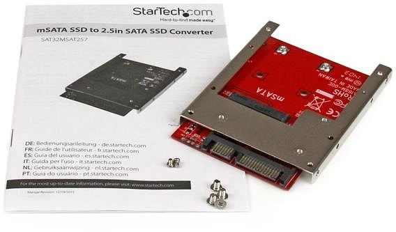 StarTech mSATA SSD auf 2.5" SATA Adapter/Konverter