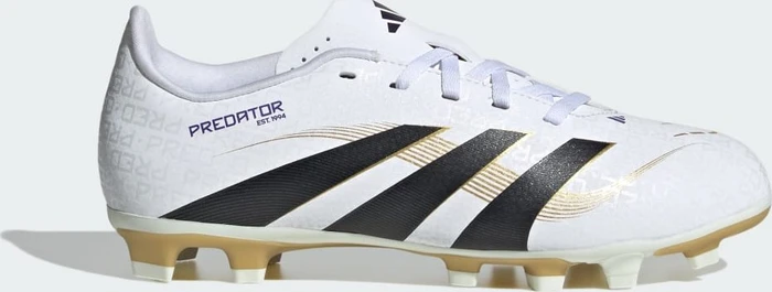 adidas Predator Club FG/MG cloud white/core black/gold metallic (Junior)