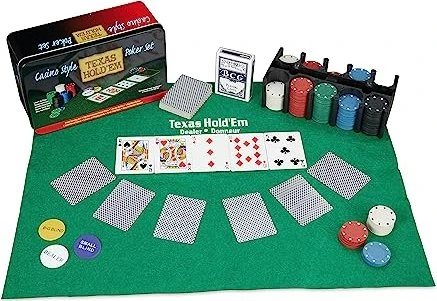 Relaxdays Texas Hold'em Pokerset groß
