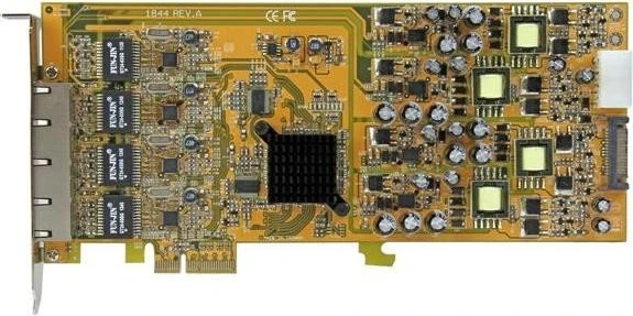 StarTech LAN-Adapter, 4x RJ-45, PCIe x4