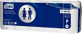 Tork T4 Advanced Toilettenpapier 3-lagig weiß, 70 Rollen