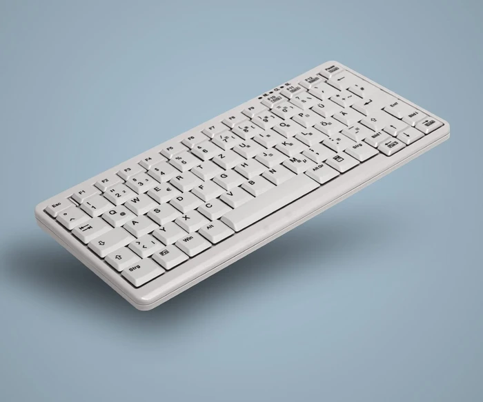 Contour Design Active Key kompakte Mini-Tastatur im Notebook-Design, weiß, USB, US