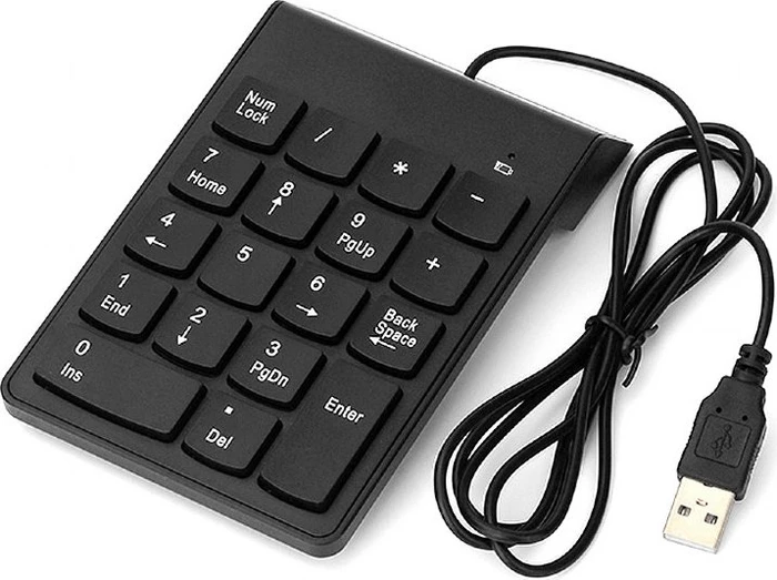Gembird Numeric Keypad, schwarz, USB-A