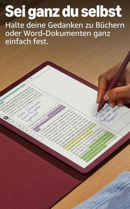 Amazon Kindle Scribe Colorsoft 1. Gen (2025), Feige, 32GB Flash, mit Premium Eingabestift
