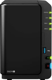 Synology DiskStation DS216+ 20TB, 1GB RAM, 1x RJ-45 1000Base-T, 1x USB-A 3.0