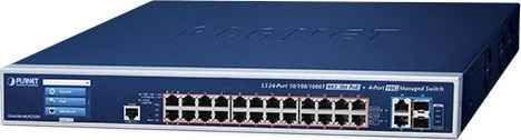 Planet GS-6320 Rackmount Gigabit Managed Switch, 26x RJ-45, 2x SFP+, 720W PoE++