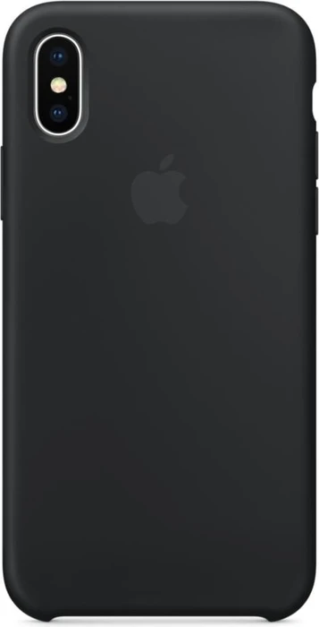 Apple Silikon Case für iPhone X schwarz
