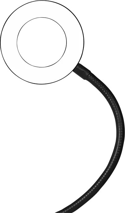 LogiLink Smartphone-Ringlicht-Klemmhalterung