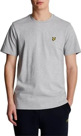 Lyle & Scott Plain T-Shirt kurzarm light grey melange (Herren)