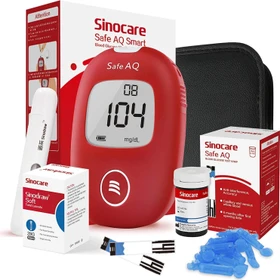 Sinocare Sinocare Safe AQ Smart Blutzuckermessgerät inkl. 25 Teststreifen und Lanzetten