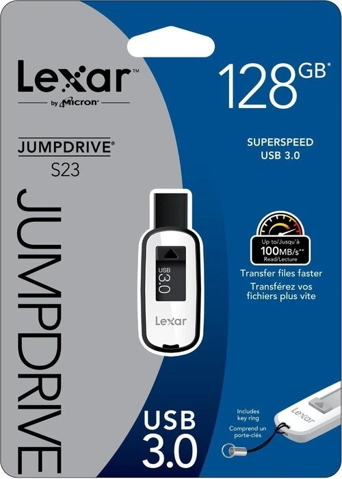 Lexar JumpDrive S23 128GB, USB-A, USB 3.2 Gen 1×1