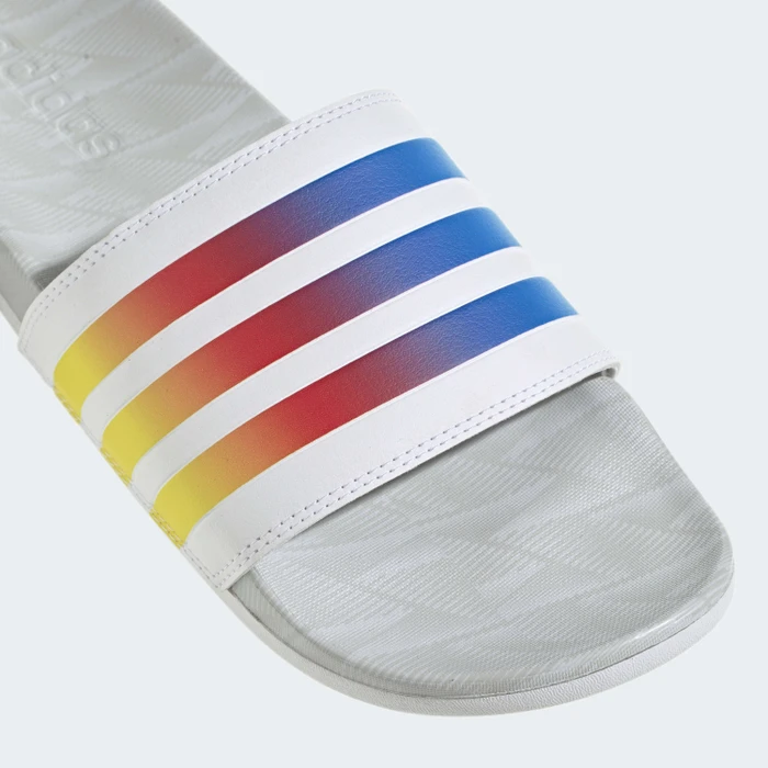 adidas Comfort Adilette cloud white/glow blue