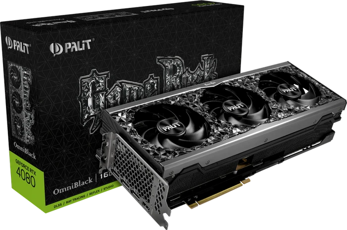 Palit GeForce RTX 4080 GameRock OmniBlack, 16GB GDDR6X, HDMI, 3x DP