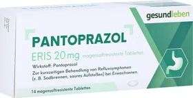 Gehe Gesund Leben Pantoprazol Eris 20mg magensaftresistente Tabletten, 14 Stück
