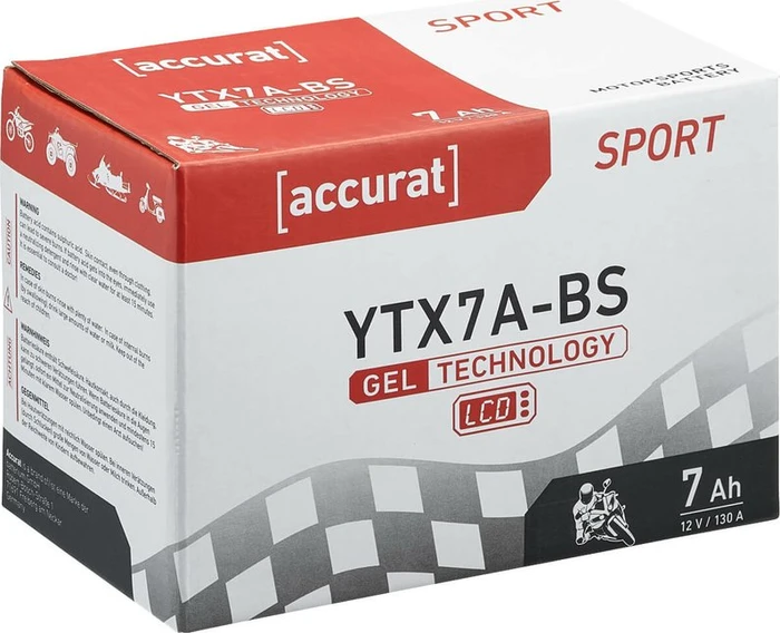Accurat Sport GEL LCD YTX7A-BS