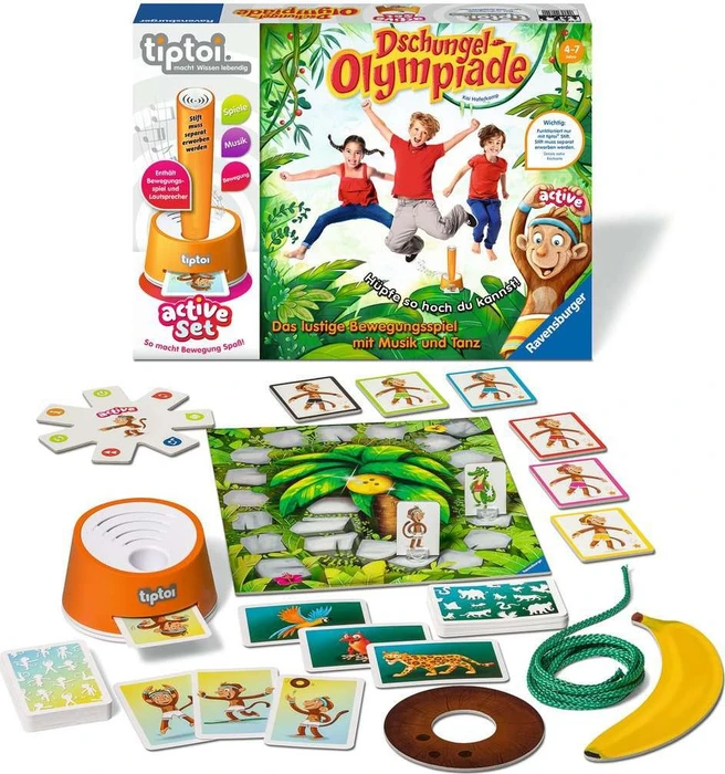 Ravensburger tiptoi Spiel: Active Set Dschungel-Olympiade