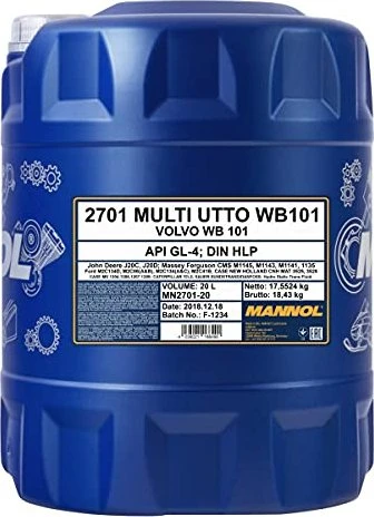 Mannol Multi UTTO WB 101 20l