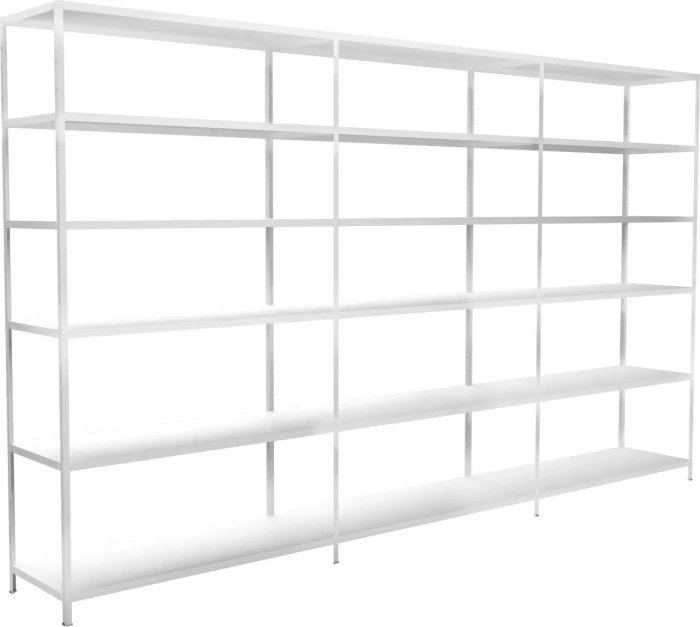 Schulte Lagertechnik PowerMAX Schwerlastregal 320x230x50cm weiß