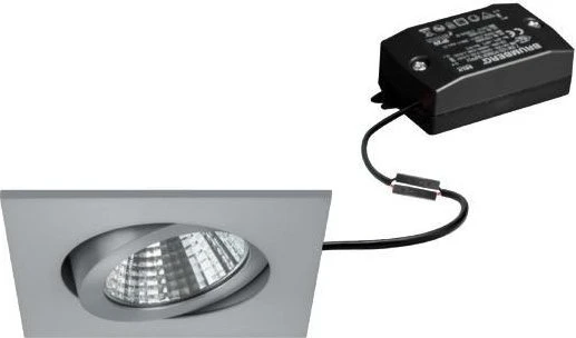 Brumberg SEVEN-S LED Einbauleuchte 2700K eckig aluminium matt