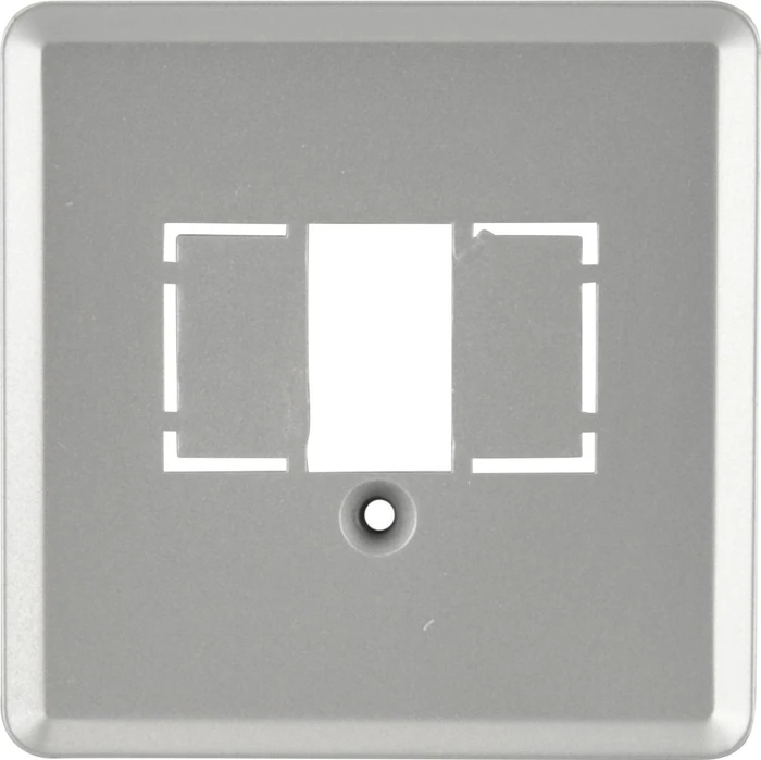 uniTEC LE MANS Serie 603 Abdeckung für TAE-Anschlussdose, silber