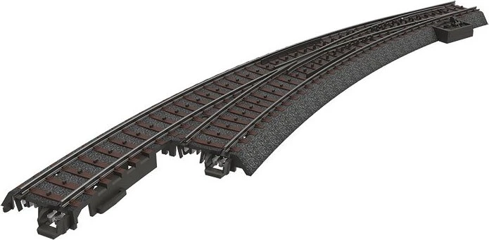 Märklin - Spur H0 Gleis - C-Gleis schlanke Bogenweiche links R515mm 30 Grad