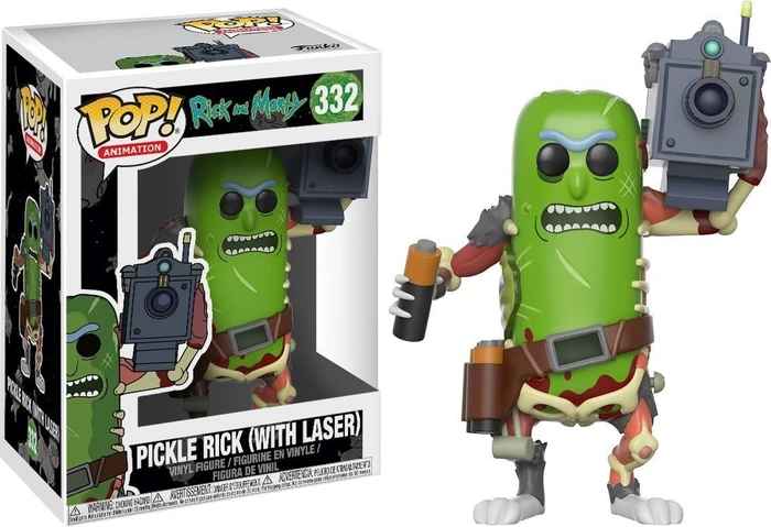 FunKo Pop! Animation - Rick and Morty - Pickle Rick with Laser