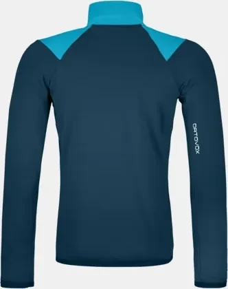 Ortovox Fleece Grid Funktionsjacke mountain blue (Herren)