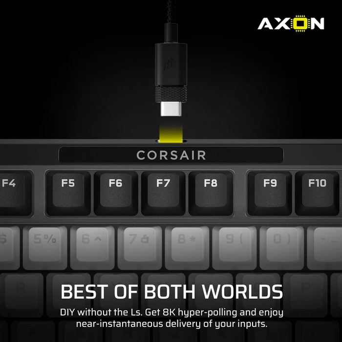 Corsair Makr Pro 75, schwarz, Corsair MGX Hyperdrive, USB, UK