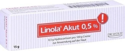 Linola Akut 0,5% Hydrocortison Creme, 15 g