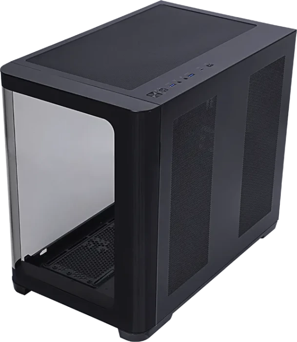 iTek Dark Cave Curved Black, Glasfenster