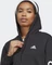 adidas Essentials Linear French Terry Hoodie schwarz/weiß (Damen) Vorschaubild