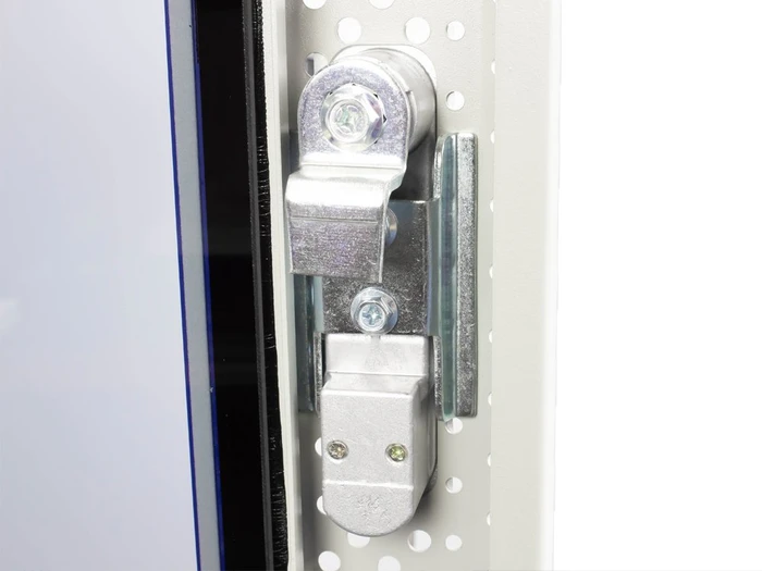 Good Connections GC-RFP06G Premium Wandgehäuse 6HE, werkzeuglos, Sicherheitsglastür, IP2X, grau, 450mm tief