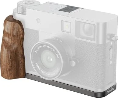 SmallRig L Bracket mit Holzgriff für Fujifilm X half charcoal silber