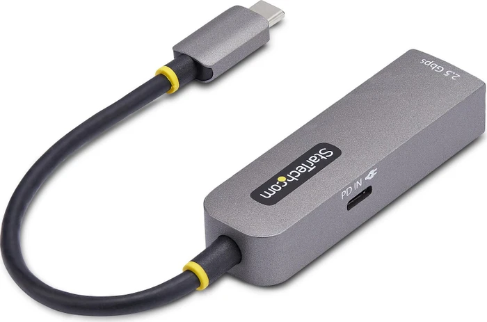 StarTech USB-C zu 2.5Gb Ethernet Adapter LAN-Adapter, RJ-45, USB-C 3.0, 100W PD [Stecker]