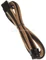 BitFenix Alchemy 8-Pin PCIe Verlängerung 45cm, sleeved gold/schwarz Vorschaubild