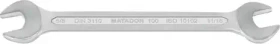 Matador 0100 Doppelmaulschlüssel zöllig, 5/8"x11/16"x205mm