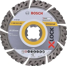 Bosch Professional X-LOCK Best for Universal Diamanttrennscheibe, 125x2.4x22.23mm, 1 Stück