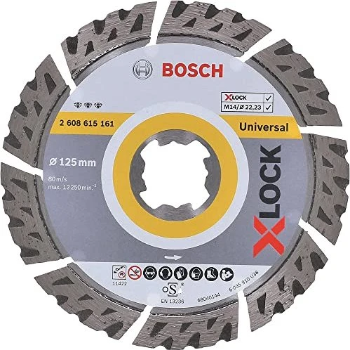 Bosch Professional X-LOCK Best for Universal Diamanttrennscheibe, 125x2.4x22.23mm, 1 Stück