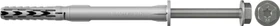 fischer SXR 10x100 FUS R Schrauben/Dübel-Sortiment, 50 Stück