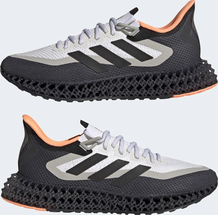adidas 4DFWD 2 cloud white/core black/impact orange (Herren)