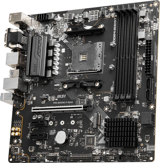MSI PRO B550M-P GEN3 (AMD AM4)