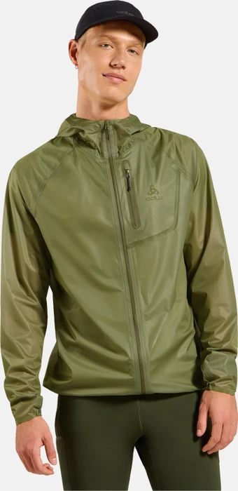 Odlo Zeroweight Dual Dry Performance Knit Laufjacke guacamole (Herren)