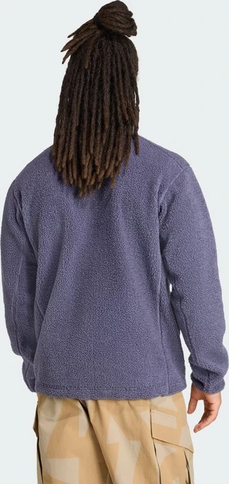 adidas Terrex Xploric High Pile Fleece Pullover preloved violet (Herren)